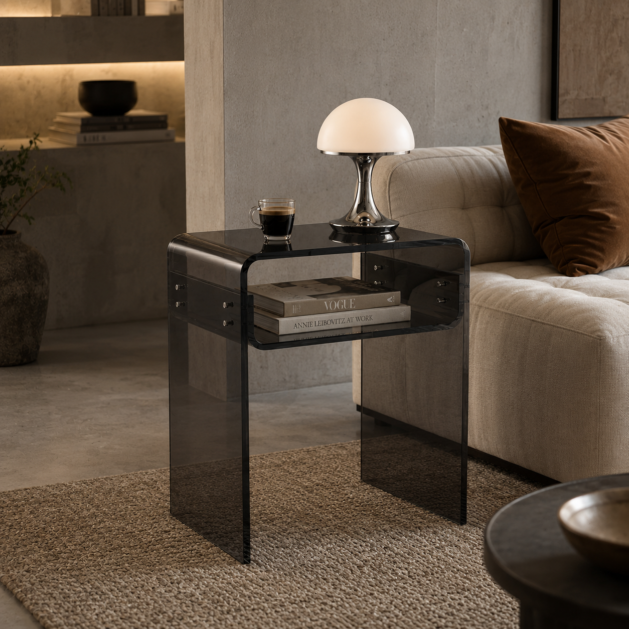 Como mesa auxiliar en el living